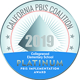 California PBIS Coalition - 2017 Gold PBIS Implementation Award